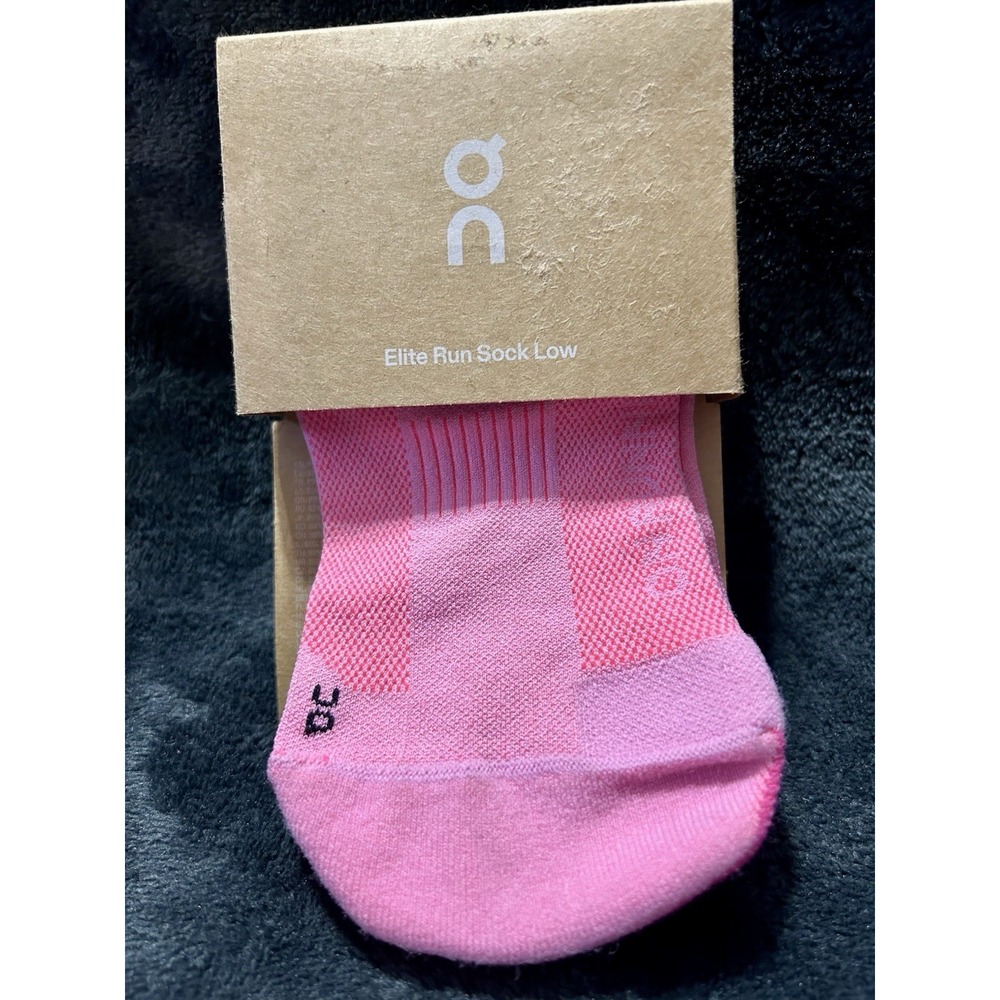 On Cloud Elite Run Sock Low Socks Women's XS Raspberry/Pink (D5)